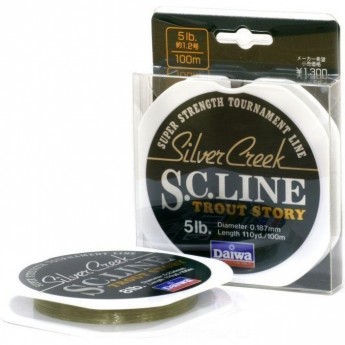 Монолеска DAIWA Silver Creek S.C. Line 4 Lb (0.164мм) - 100м